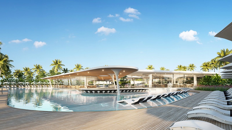 Condotel Nha Trang Vogue Resort bể bơi